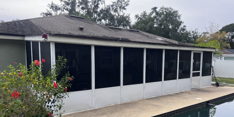 Patio Screen Installation in Sanford, Florida