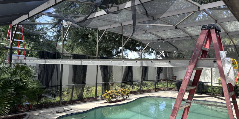 Pool Screen Repair in Sanford, Florida