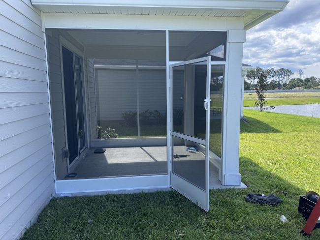 Porch Screen Installation